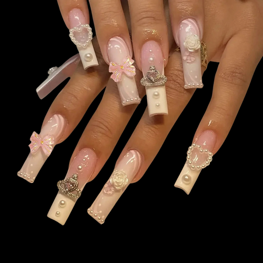 pink junk nails.
